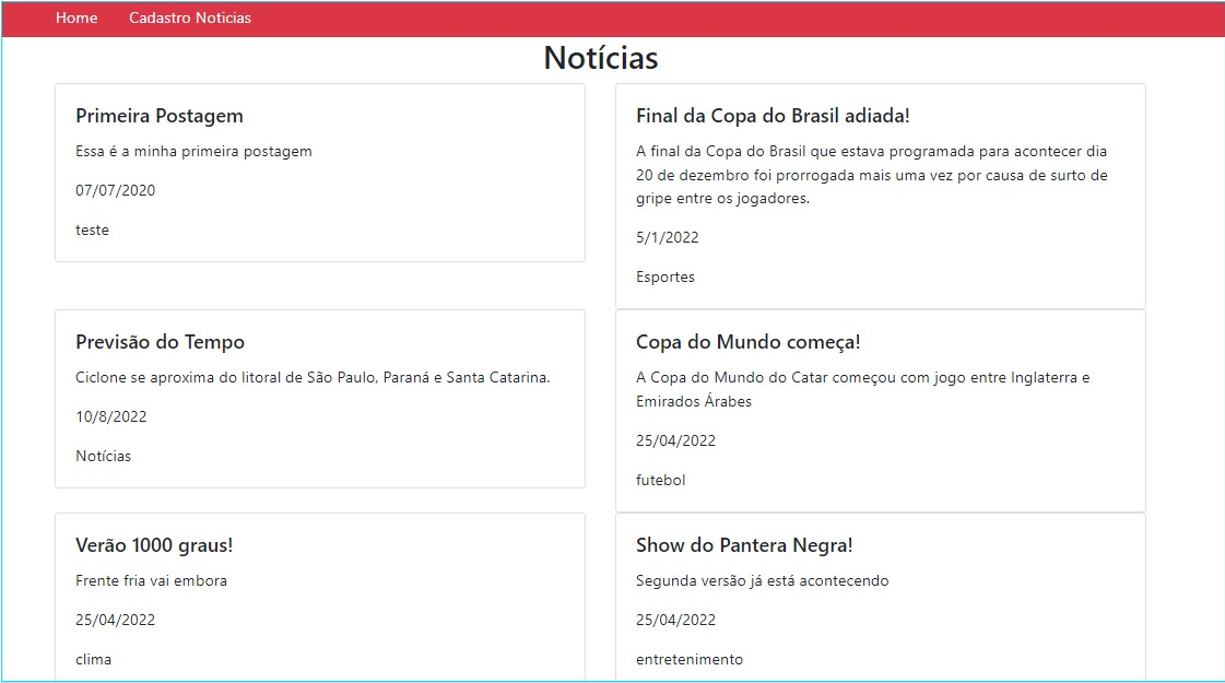 Site de Notícias