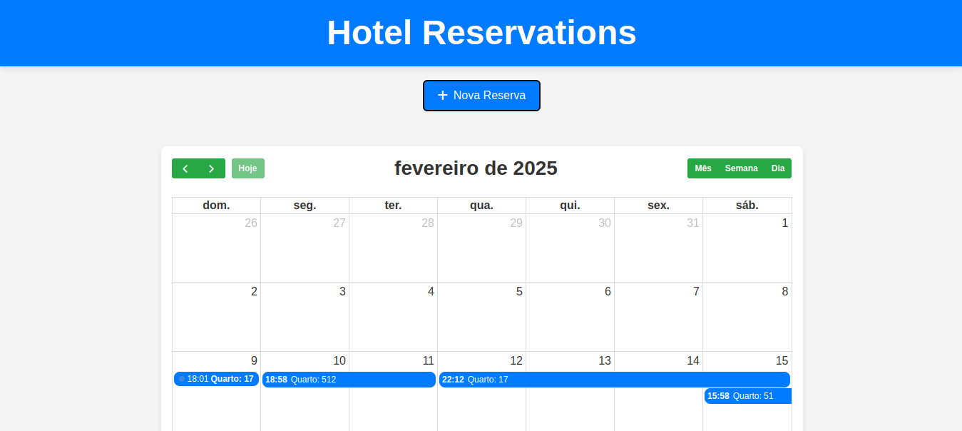 Sistema de Gerenciamento de Reservas para Hotéis